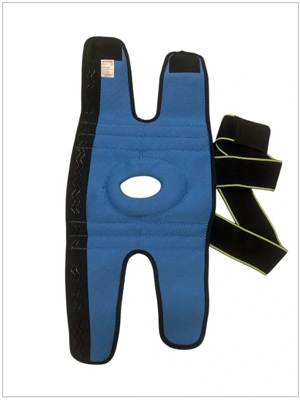 Bodyprox Knee Brace Support w/ Straps & Stabilizers Adjustable Blue/Black